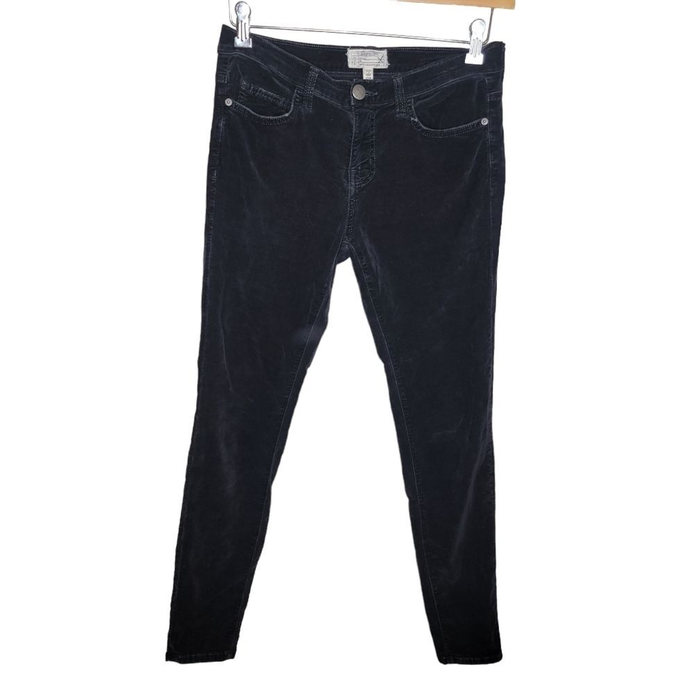 Current Elliot The Ankle Skinny Cheville velvet skinny pants size 28